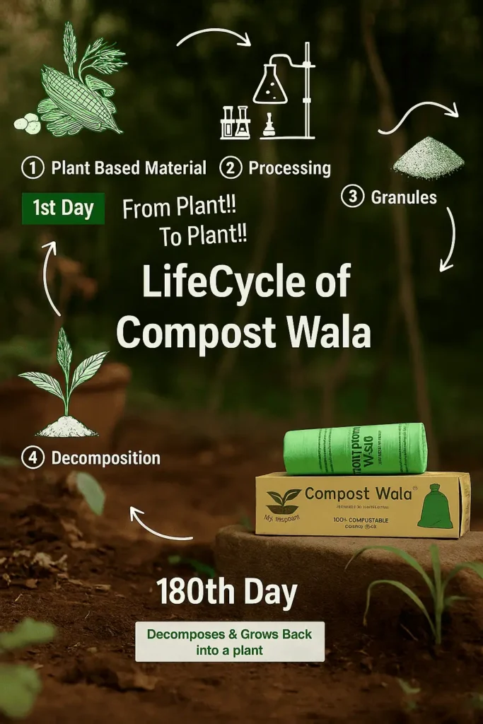 Compostable bags life cycle