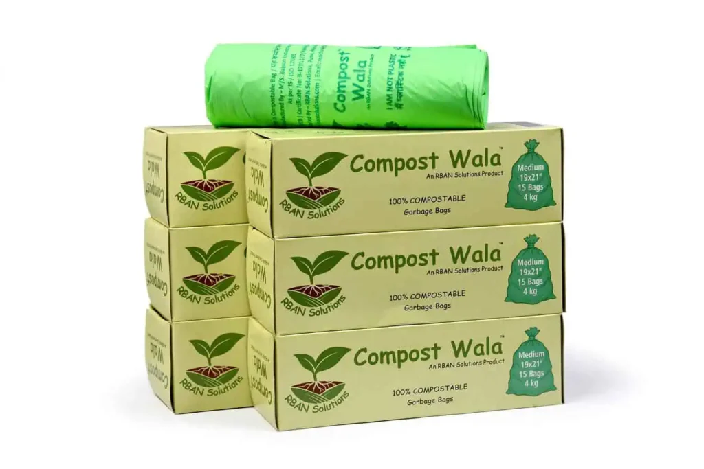 MEDIUM 6_1 Medium Compostable Garbage Bag - 6